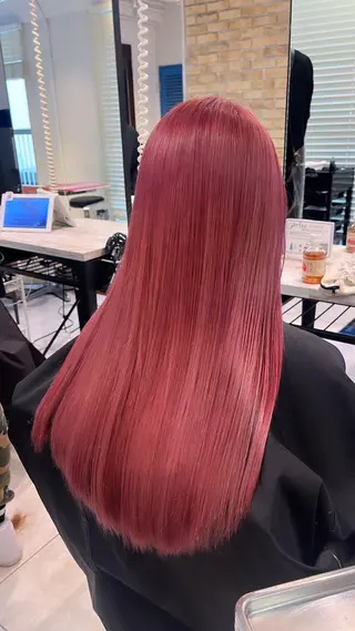 ロング カラー ❤️ブリーチ暖色カ ラー❤️NAOのヘアスタイル