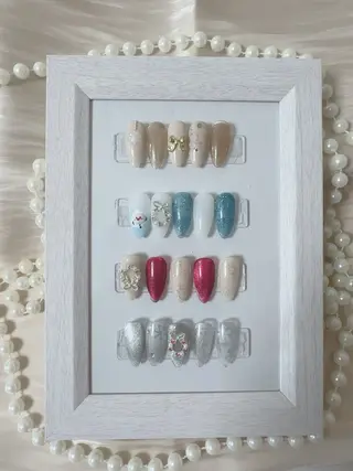 ネイル kao nail マグネット/長さだしのネイルデザイン