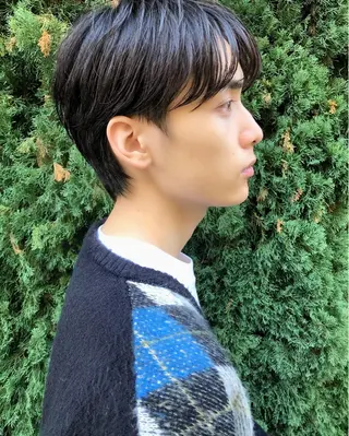 ショート メンズ🍃ナチュラル 韓国風ヘアRENのヘアスタイル