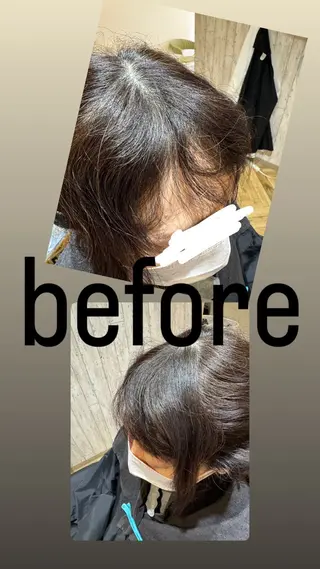 ショート 縮毛矯正☆白髪ぼかし 専門ゆうぞうのヘアスタイル