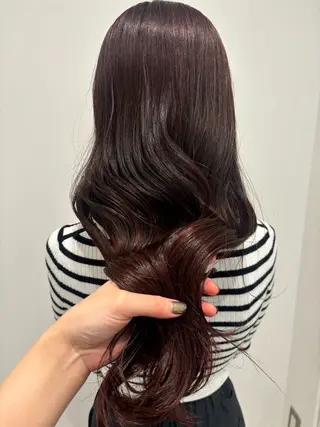 ロング カラー 🐭花小金井 かがり お洒落パーマ🐭のヘアスタイル