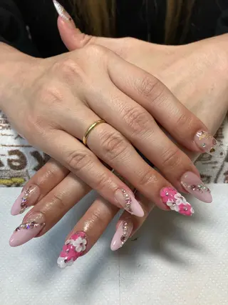 ネイル rukianail 新里のネイルデザイン