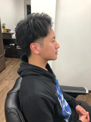 ショート メンズ DAN BRISE BARBER所属・馬上 拓海のヘアスタイル