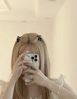 ロング カラー 透明感ハイトーン☁️ 斗和🫧天神のヘアスタイル