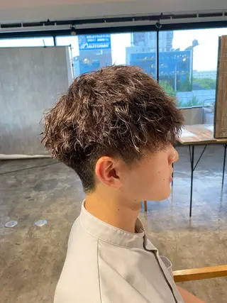 パーマ メンズ メンズパーマ 特化/中川拓也のヘアスタイル