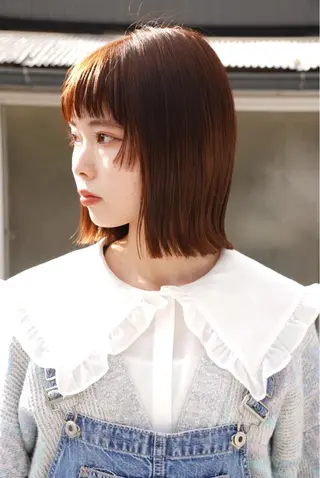 ミディアム カラー ヘアアレンジ JIEN 🌷 sakuraのヘアスタイル