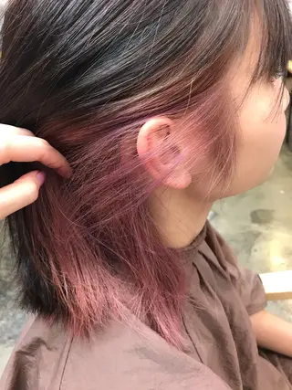 ミディアム カラー ハイトーン 🌷ハルミ🌷のヘアスタイル
