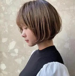 ショート カラー イーラ栄所属・Topstylist 髪質改善縮毛矯正山本のヘアスタイル
