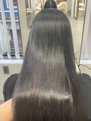 ロング カラー 川中 あいかのヘアスタイル