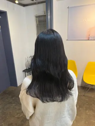 セミロング 縮毛矯正/レイヤー カット⭐️SHOTAのヘアスタイル