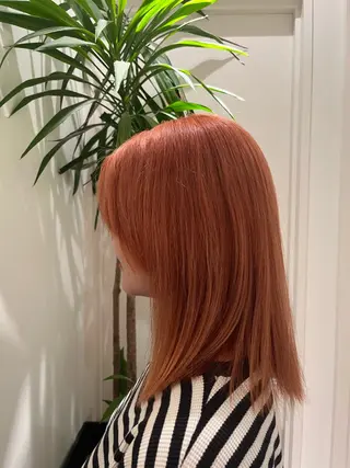 ミディアム カラー tricca daikanyama所属・縮毛矯正/ボブ/ 🌱長尾朋弥🌱のヘアスタイル