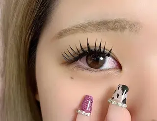 マツエク・マツパ 【那覇/束感まつ毛】 キャメルのマツエク・マツパデザイン