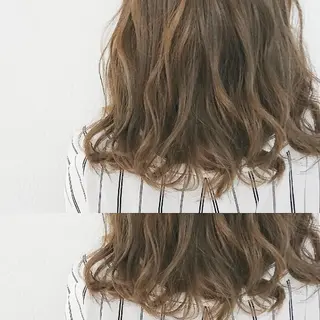 ミディアム カラー yoshi （髙橋）のヘアスタイル