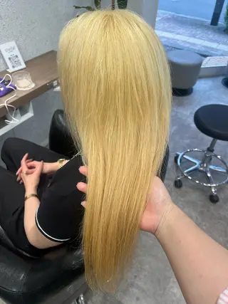 ミディアム カラー 🍓艶髪/艶カラー ハイトーン/しんたにのヘアスタイル