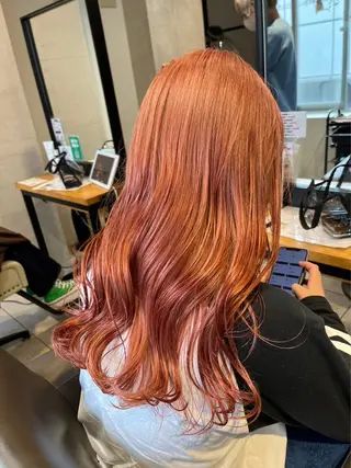 ミディアム カラー haru新宿所属・新宿/美髪/髪質改善 🫧リョウ🫧のヘアスタイル