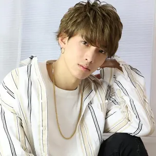 ショート カラー メンズ 川端 智治のヘアスタイル