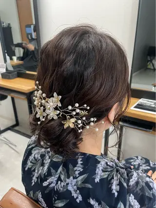 ミディアム ヘアアレンジ メンズモテパーマ💙 fuwaのヘアスタイル