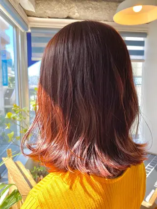 ミディアム カラー 🫧透明感/艶カラー /AYU🫧のヘアスタイル