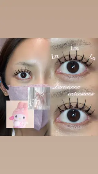 マツエク・マツパ kotoha🎀マツ エク指名No.1🤍のマツエク・マツパデザイン