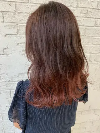 セミロング 🇺🇸ハイライト特 化美容師🇺🇸漆沢のヘアスタイル