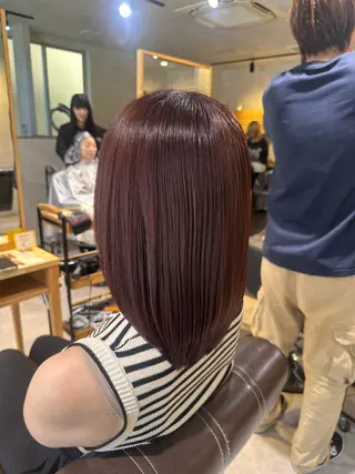 ミディアム カラー 🦋艶モテカラー/ヘ アセット🦋YURIのヘアスタイル