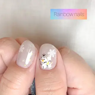 ネイル Rainbow nailsくろちゃんのネイルデザイン
