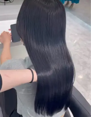 ロング カラー 韓国/うる艶カラー 💍ayana💍のヘアスタイル