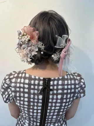 ヘアアレンジ 大人可愛いヘアメイク 💋🧚‍♀️しずかのヘアスタイル