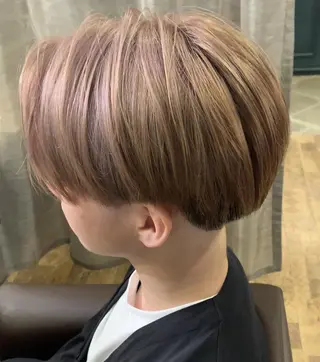 カラー ショート 西中エリアNo.1✨ 髪質改善ラビマーニのヘアスタイル