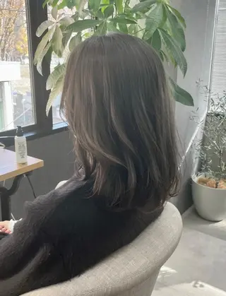 ミディアム カラー FRAME spa&hair room博多店【フレーム】所属・髪質改善｜顔周り｜博 多｜川上智也のヘアスタイル