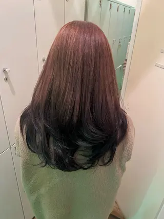 ロング カラー ハイトーンカラー/エ クステ/デザインのヘアスタイル