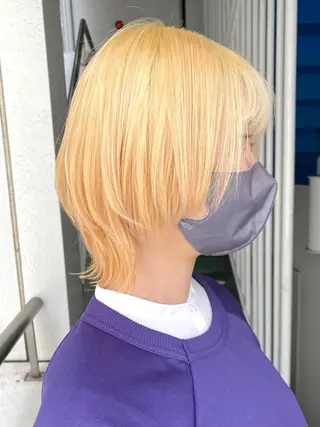 ショート カラー yiye 青山所属・無料カットモデル募集 🌱ひょうがのヘアスタイル