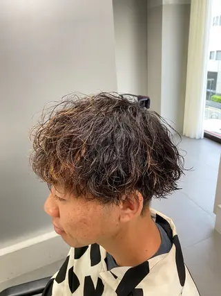 パーマ メンズ 立川メンズパーマ職人 小泉文人のヘアスタイル