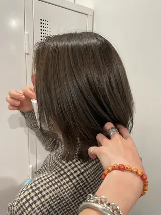 ミディアム カラー 💘MICOTO藤沢 髪質改善ブリーチ💘のヘアスタイル