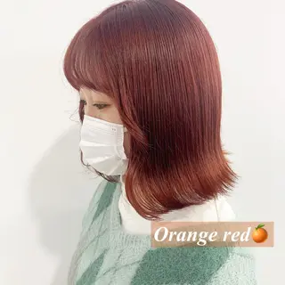 ミディアム カラー ヘアアレンジ レイヤー×グレージュ /ピンク🩷mioのヘアスタイル