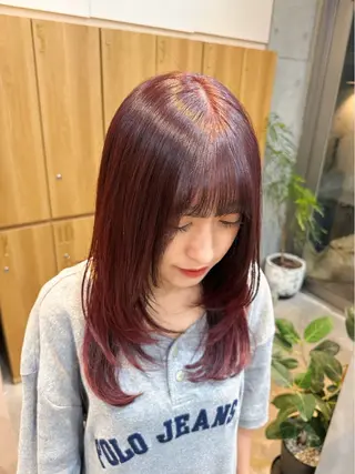 ミディアム 🧸🫧暖色/ボブ/ 橋本美柚🫧🧸のヘアスタイル
