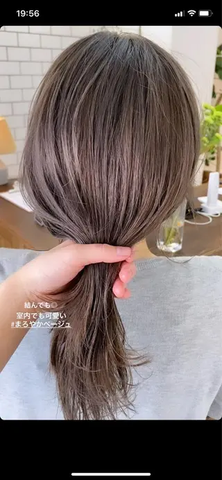ロング カラー ボブ/ハイトーン REINAのヘアスタイル