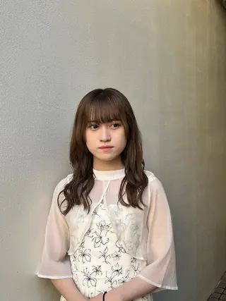 セミロング ヘアアレンジ RISA/ KOHARU🍓のヘアスタイル