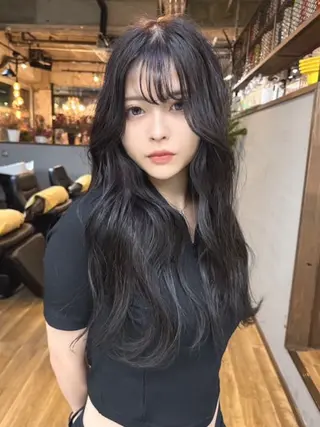 セミロング カラー A.R.K NORIのヘアスタイル