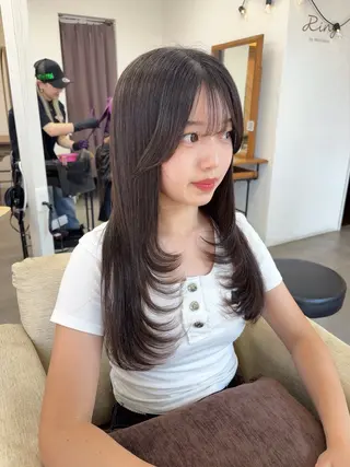 セミロング ring by moremuu所属・yui🌻 カット募集中のヘアスタイル