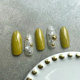 ネイル ⭐︎休業中の練習⭐︎ JNA認定講師髙橋のネイルデザイン