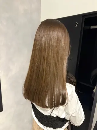 ロング カラー さくらば ここのヘアスタイル