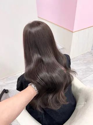 ロング 韓国/縮毛矯正/ カンタのヘアスタイル