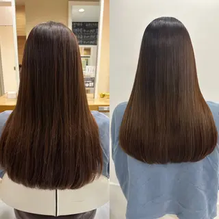 ロング パーマ 髪質改善/縮毛矯正 /ブリーチ矯正/岡部のヘアスタイル