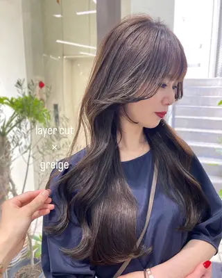 ロング カラー ヘアアレンジ the path shogo🌻のヘアスタイル