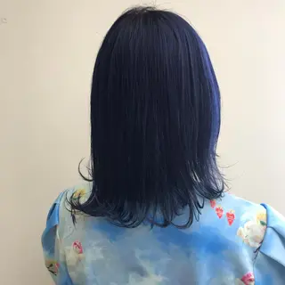 カラー ulu名古屋栄所属・落合しほ/韓国ヘア/ 髪質改善/縮毛矯正のヘアスタイル