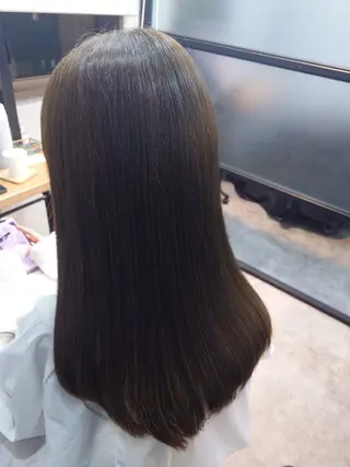 ロング カジュアル・簡単スタ イリング・TSUDAのヘアスタイル