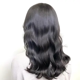 セミロング カラー 🔵暗髪 特化🔵 梅田・増田のヘアスタイル