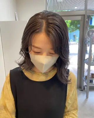 ミディアム ボブ/透明感カラー 🧸YUI❤️のヘアスタイル