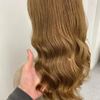 ロング カラー ブリーチなし暖色 💗AKARI💗のヘアスタイル